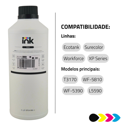 Tinta Pigmentada Epson Ink Plus+ — EcoTank, WorkForce e Surecolor