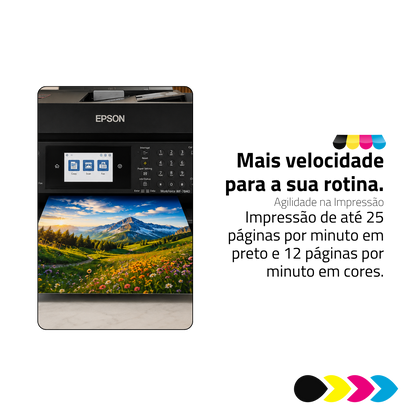 Impressoa Epson Workforce WF-7840 Com Tinta Pigmentada | Preparação Ink