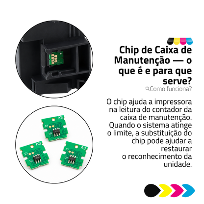 Chip Caixa de Manutenção PN-C9344 Para Epson XP2100 XP3100 XP4100 WF2810 WF2830 WF2850 L5590