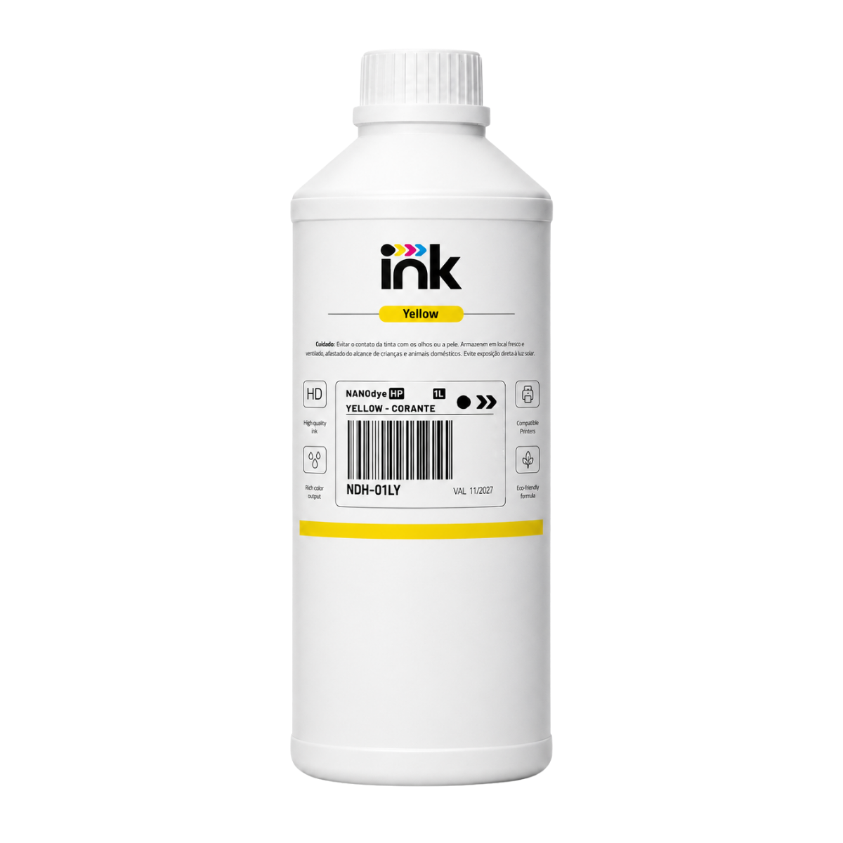 Tinta Corante Ink para Hp — 100ml, 250ml e 1L