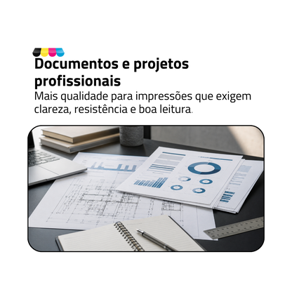 Tinta Pigmentada Epson Ink Plus+ — EcoTank, WorkForce e Surecolor