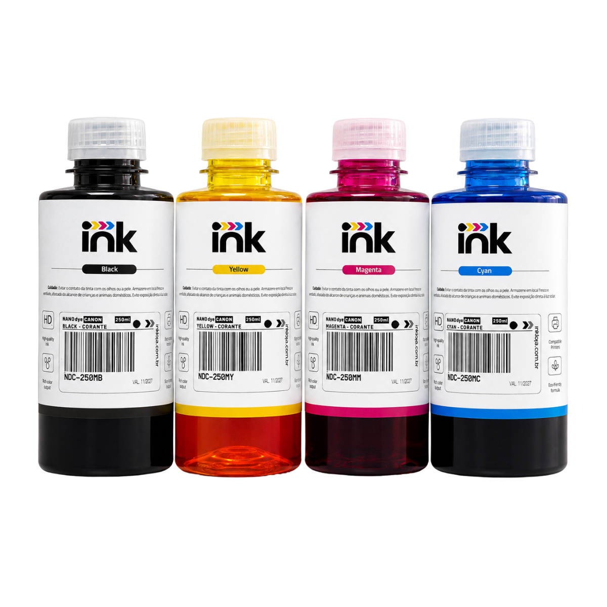 Tinta Corante Ink para Canon — 100ml, 250ml e 1L