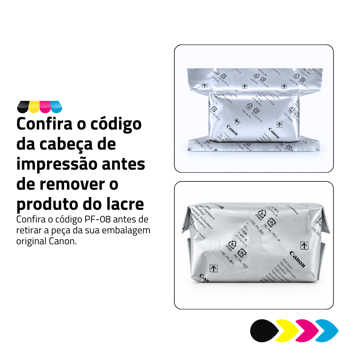 Cabeça de Impressão Original Canon PF-08 – Para Plotters TC-20 / TC-5200