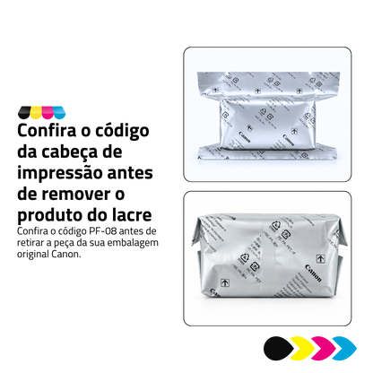Cabeça de Impressão Original Canon PF-08 – Para Plotters TC-20 / TC-5200