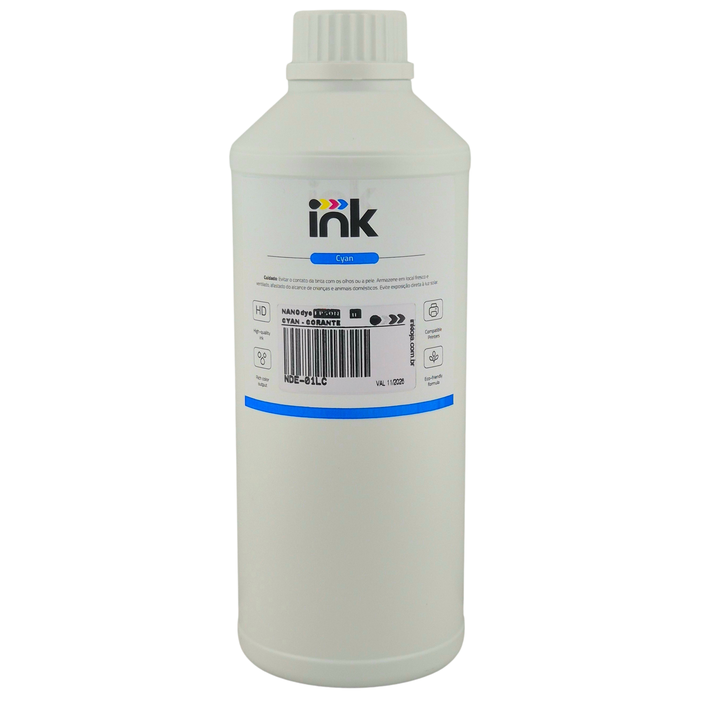 Tinta Corante NanoDye Ink para Epson — 100ml, 250ml e 1L