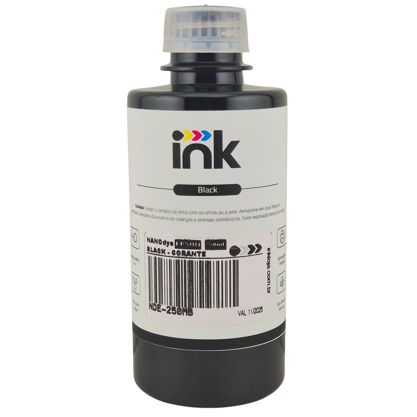Tinta Corante NanoDye Ink para Epson — 100ml, 250ml e 1L