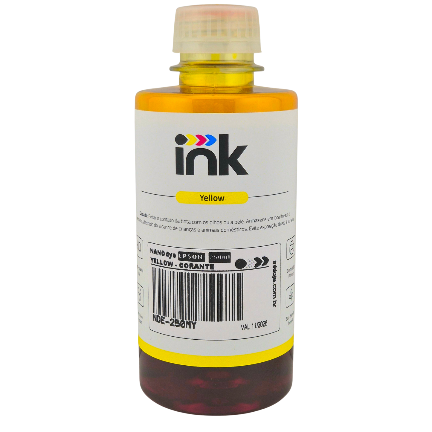 Tinta Corante NanoDye Ink para Epson — 100ml, 250ml e 1L