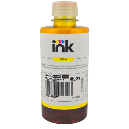 Tinta Corante NanoDye Ink para Epson — 100ml, 250ml e 1L