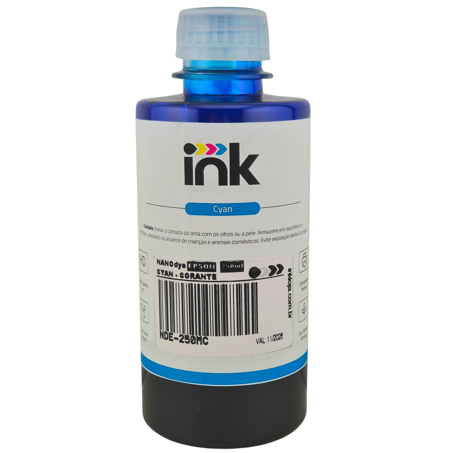 Tinta Corante NanoDye Ink para Epson — 100ml, 250ml e 1L