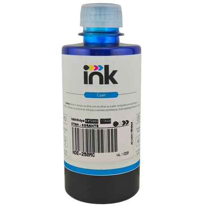 Tinta Corante NanoDye Ink para Epson — 100ml, 250ml e 1L