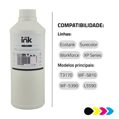 Tinta Corante NanoDye Ink para Epson — 100ml, 250ml e 1L