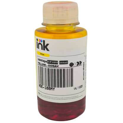 Tinta Corante NanoDye Ink para Epson — 100ml, 250ml e 1L