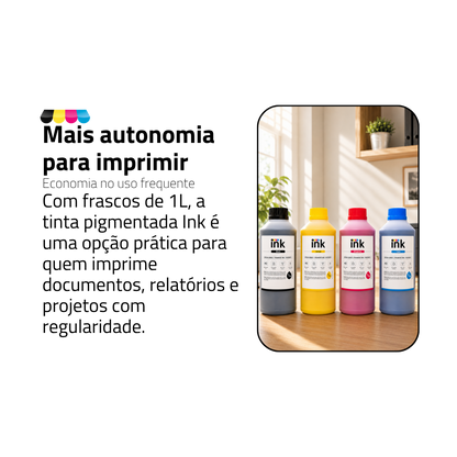 Tinta Pigmentada Epson Ink Plus+ — EcoTank, WorkForce e Surecolor