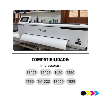 Rolo Papel Foto Glossy  Microporo Semi Brilho 260G/M² 610MMX30MTS Der 4