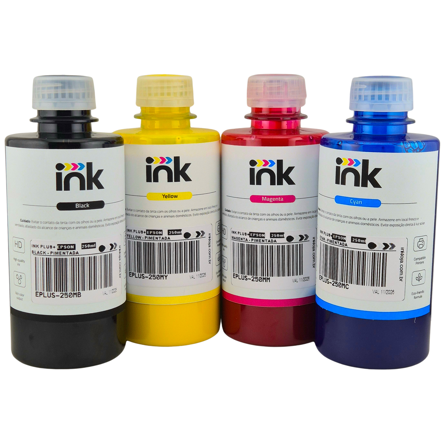 Tinta Pigmentada Epson Ink Plus+ — EcoTank, WorkForce e Surecolor