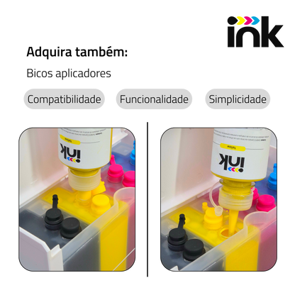 Tinta Pigmentada Epson Ink Plus+ — EcoTank, WorkForce e Surecolor