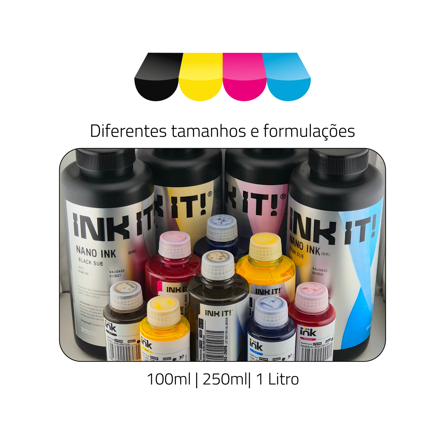 Tinta Sublimática NANOsub Epson Ecotank Surecolor INK IT!