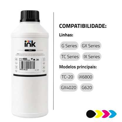 Tinta Pigmentada Canon Ink — 100ml, 250ml e 1L