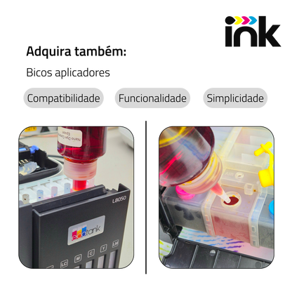 Tinta Corante NanoDye Ink para Epson — 100ml, 250ml e 1L